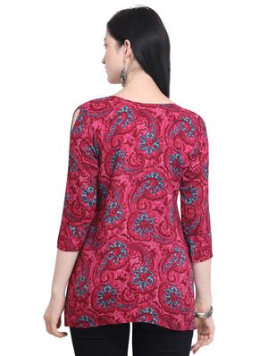printed flared kurti - 16470244 - Standard Image - 3