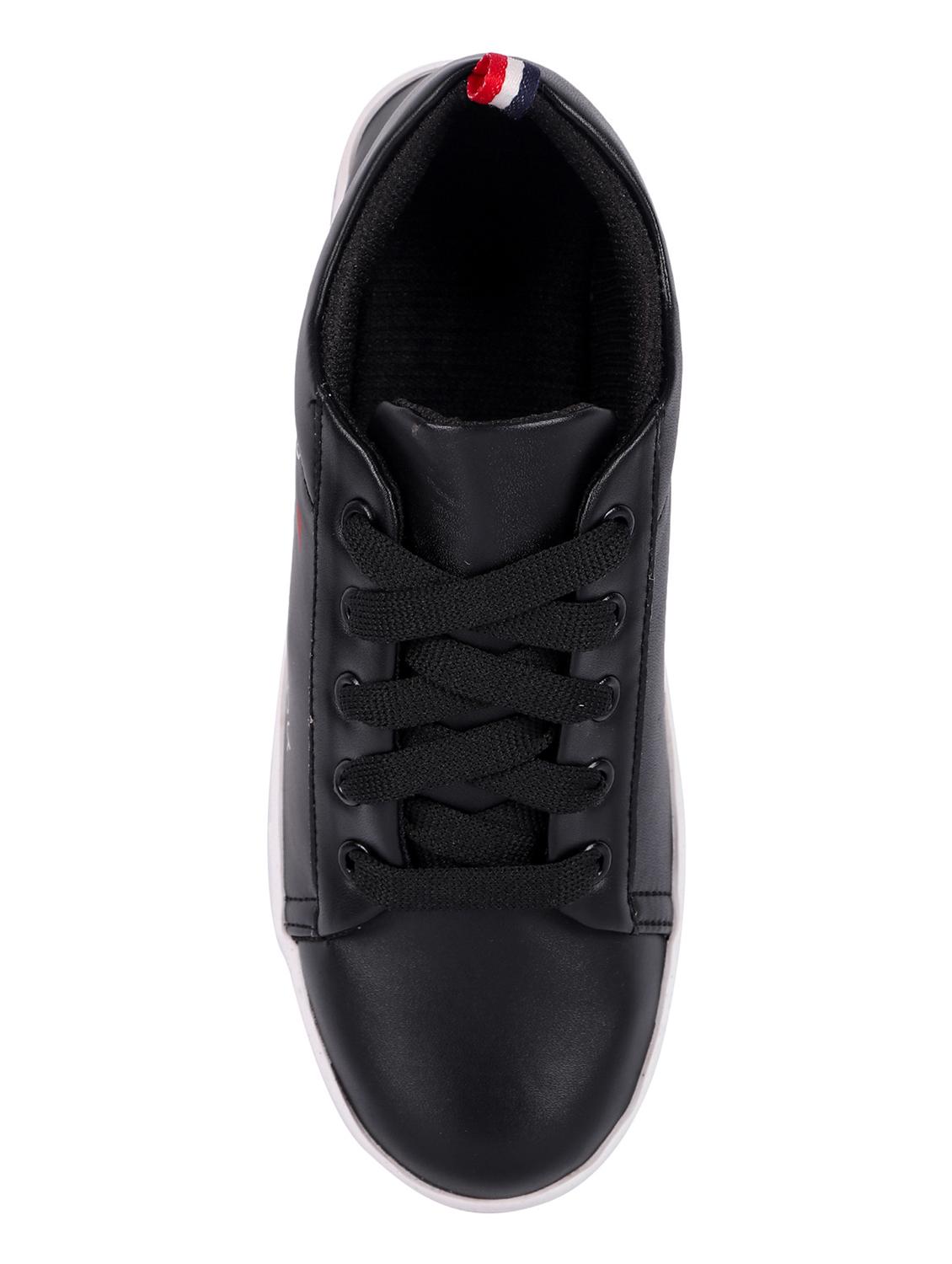 black lace-up sneakers - 16471005 - Zoom Image - 3