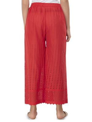 scallop hem schiffli palazzo - 16471351 - Standard Image - 3