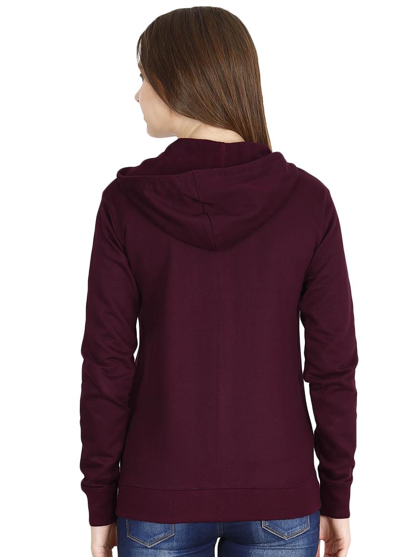 zip up solid pullover - 16471391 - Zoom Image - 3