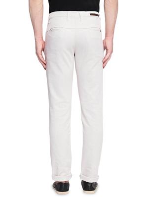 white textured chinos - 16472393 - Standard Image - 3