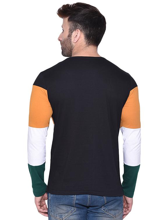 multi color block t-shirt - 16472605 - Zoom Image - 3