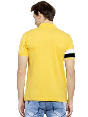 yellow striped polo t-shirt - 16472660 - Standard Image - 3