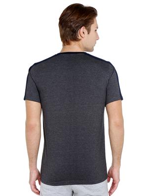 grey solid t-shirt - 16472685 - Standard Image - 3