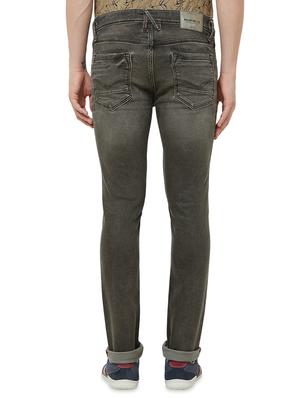 grey light washed denim jeans - 16473160 - Standard Image - 3