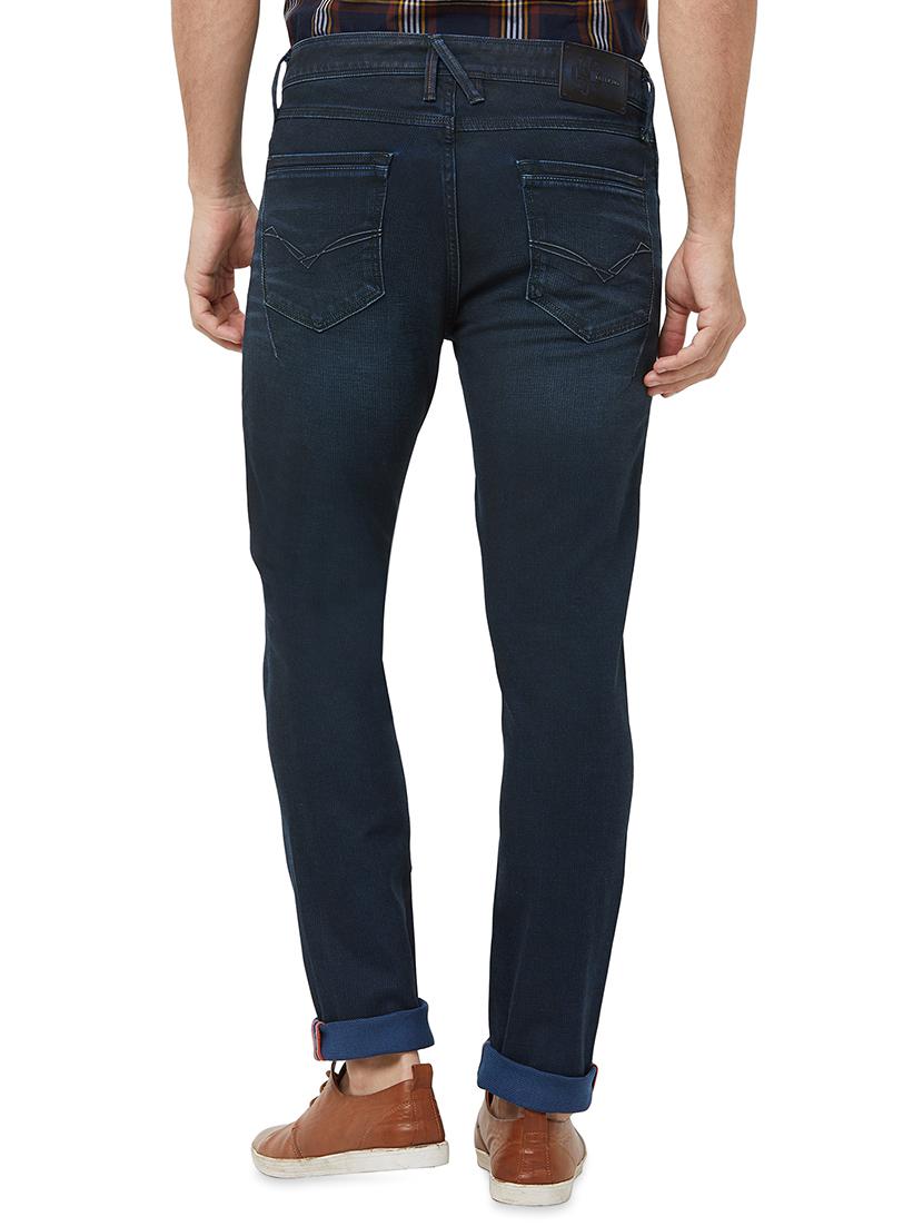 navy blue light washed denim jeans - 16473162 - Zoom Image - 3