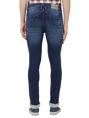 navy blue light washed denim jeans - 16473164 - Standard Image - 3