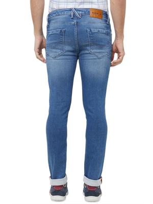 blue light washed denim jeans - 16473205 - Standard Image - 3