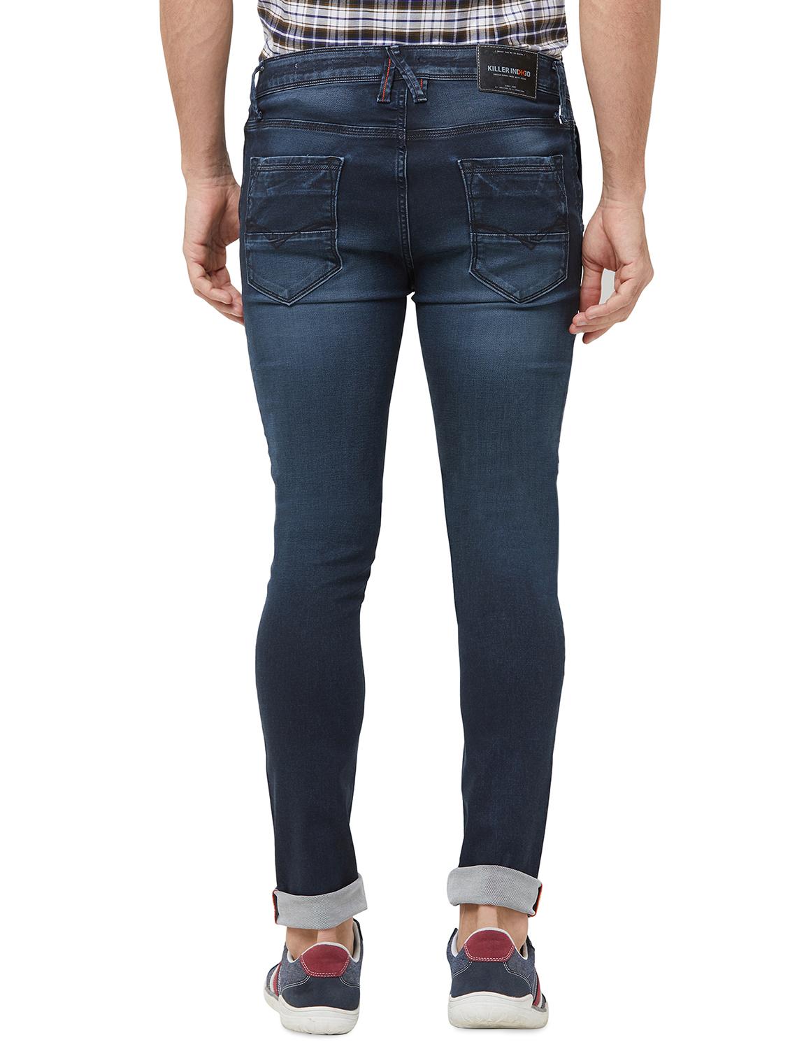 dark blue light washed denim jeans - 16473208 - Zoom Image - 3