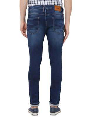 blue light washed denim jeans - 16473213 - Standard Image - 3