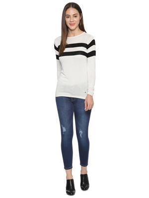 round neck color block tee - 16475824 - Standard Image - 3