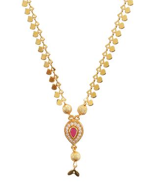 gold plated chain necklace - 16477383 - Standard Image - 3