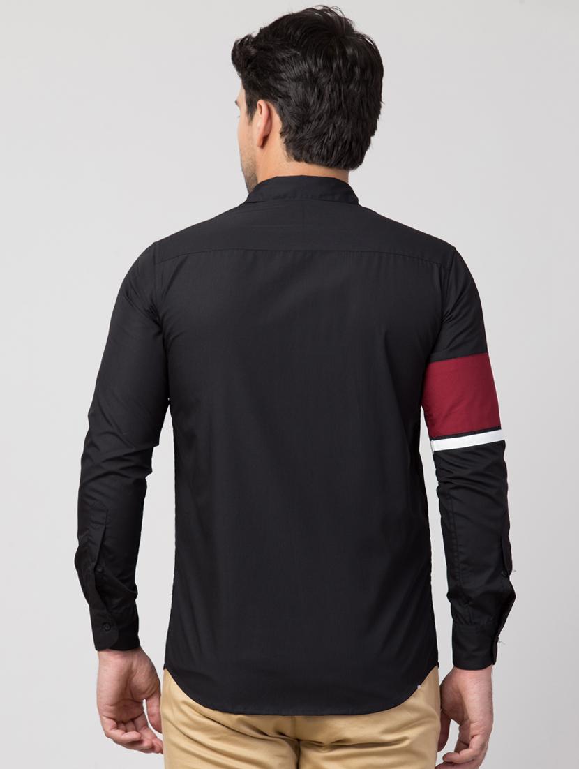 black striped casual shirt - 16479410 - Zoom Image - 3