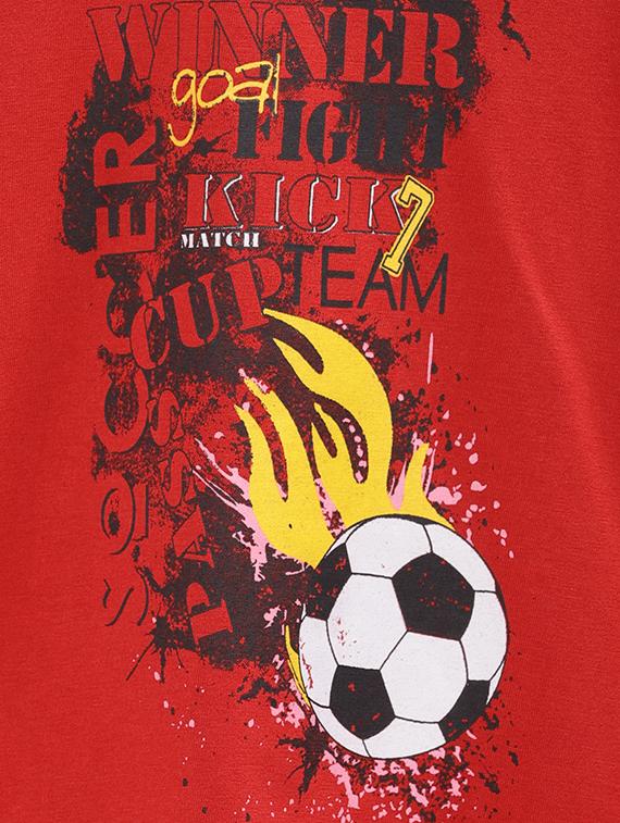 round neck graphic print t-shirt - 16481208 - Zoom Image - 3