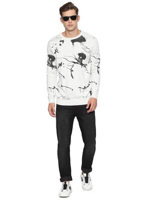 white printed pullover - 16482784 - Standard Image - 3