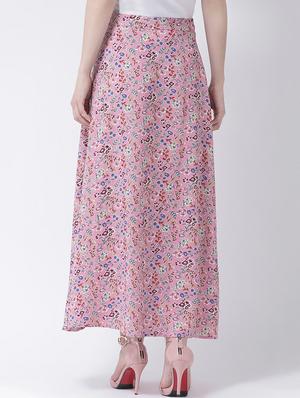 mid rise floral a-line skirt - 16483223 - Standard Image - 3