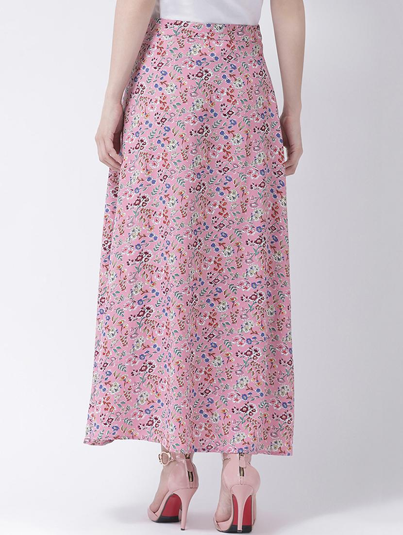 mid rise floral a-line skirt - 16483223 - Zoom Image - 3