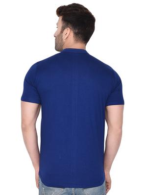 blue solid casual shirt - 16483438 - Standard Image - 3