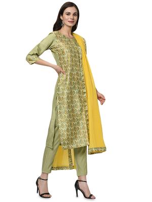 paisley print angrakha suit set - 16483920 - Standard Image - 3
