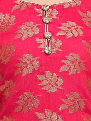 brocade suit unstitched suit - 16484407 - Standard Image - 3