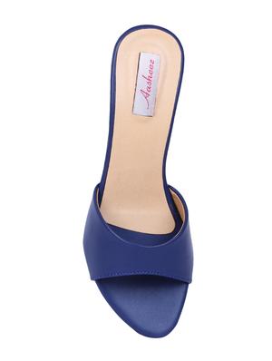 blue slip on sandals - 16484685 - Standard Image - 3