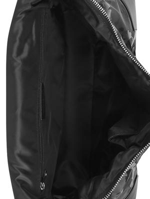 black leatherette (pu) duffel handbag - 16484832 - Standard Image - 3