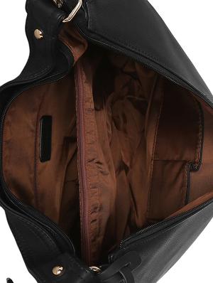 black leatherette (pu) regular tote - 16484836 - Standard Image - 3