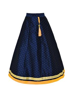 yellow silk blend lehnga choli - 16485236 - Standard Image - 3