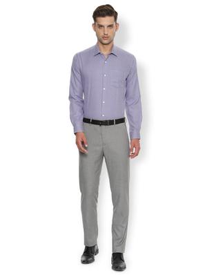 purple checkered formal shirt - 16485792 - Standard Image - 3