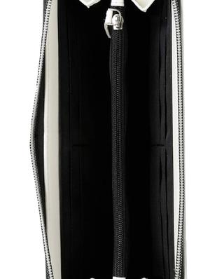 white leatherette (pu) regular clutch - 16487947 - Standard Image - 3