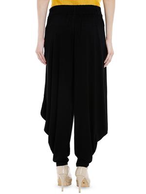 black viscose dhoti salwar salwars - 16489151 - Standard Image - 3