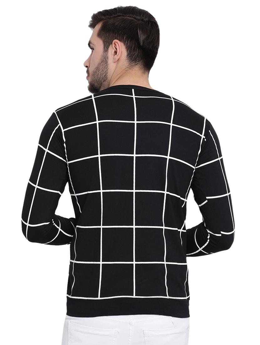 black checkered t-shirt - 16490458 - Zoom Image - 3