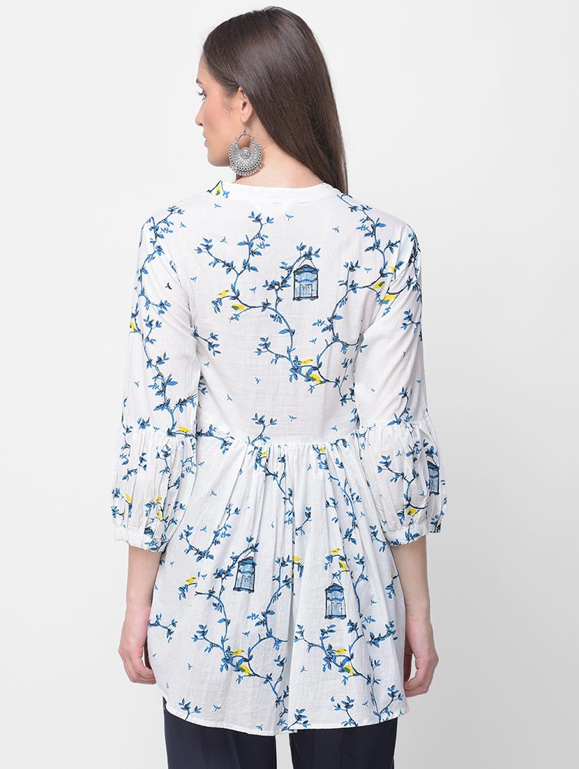 printed a-line kurti - 16491087 - Zoom Image - 3