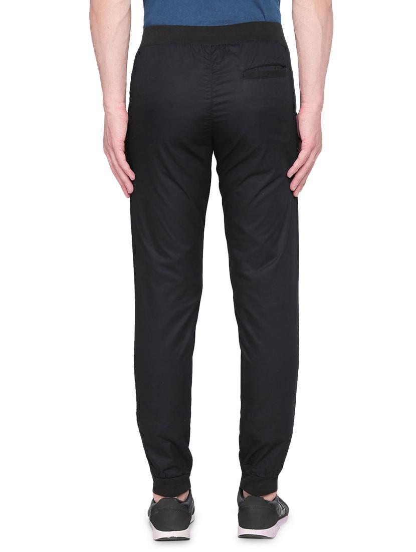 black solid joggers - 16491983 - Zoom Image - 3
