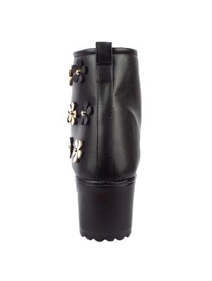 black ankle length boots - 16492870 - Standard Image - 3