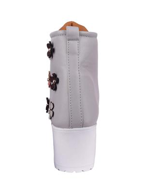 grey ankle length boots - 16492873 - Standard Image - 3