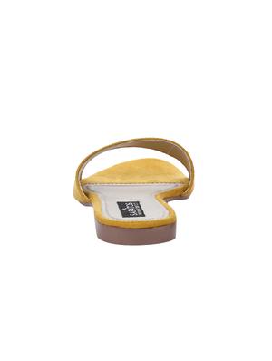 yellow slip on sandals - 16492914 - Standard Image - 3