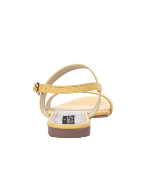 yellow back strap sandals - 16492920 - Standard Image - 3