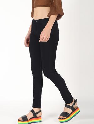 slim fit solid jeans - 16493097 - Standard Image - 3