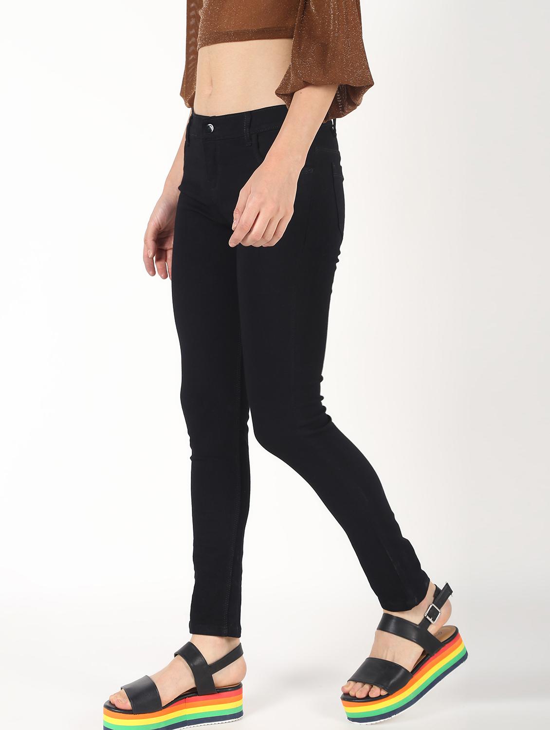 slim fit solid jeans - 16493097 - Zoom Image - 3