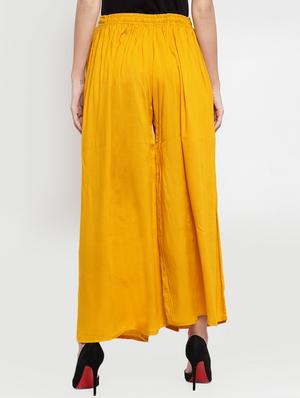 mustard rayon sharara - 16493464 - Standard Image - 3