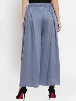 grey rayon sharara - 16493465 - Standard Image - 3