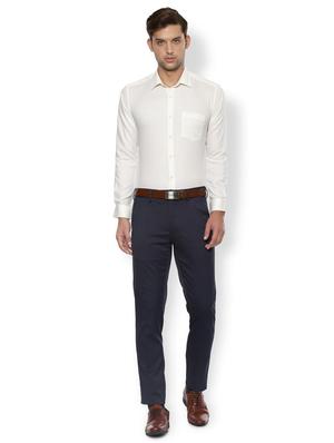 white solid formal shirt - 16493907 - Standard Image - 3