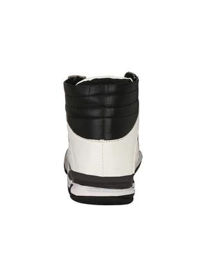 zebx white leatherette high ankle boots - 16494133 - Standard Image - 3