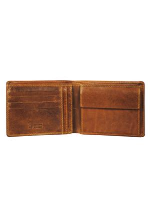 camel leather wallet - 16494275 - Standard Image - 3