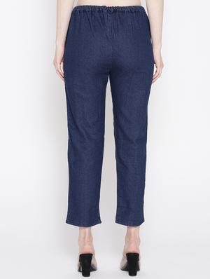 side taped drawstring waist jeans - 16494415 - Standard Image - 3
