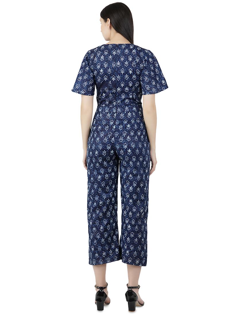 block print full leg jumpsuit - 16495296 - Zoom Image - 3