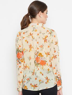 floral long sleeved shirt - 16495698 - Standard Image - 3