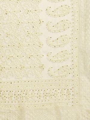 tonal embroidered saree with blouse - 16495903 - Standard Image - 3