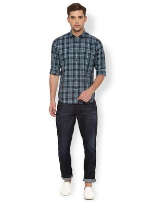 blue cotton casual shirt - 16496278 - Standard Image - 3